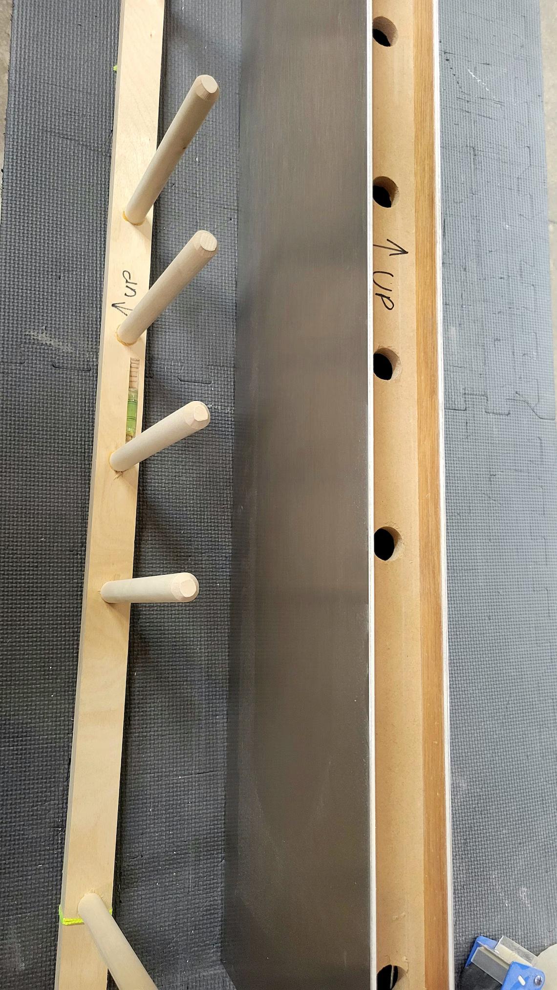 Modern Stainless Steel Bar Shelf, Rounded Corners